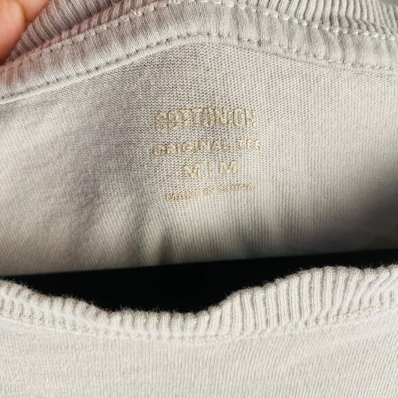 Cotton On Gray Skulls‎ Worn Graphic T-Shirt Rare Size Medium Goth Avant Garde - Picture 3 of 7